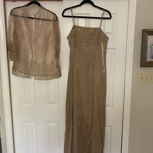 Evening dress with jacket